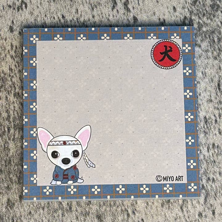 Bloc-notes Chalupa Kimono pour la vente par Miyo Art Design