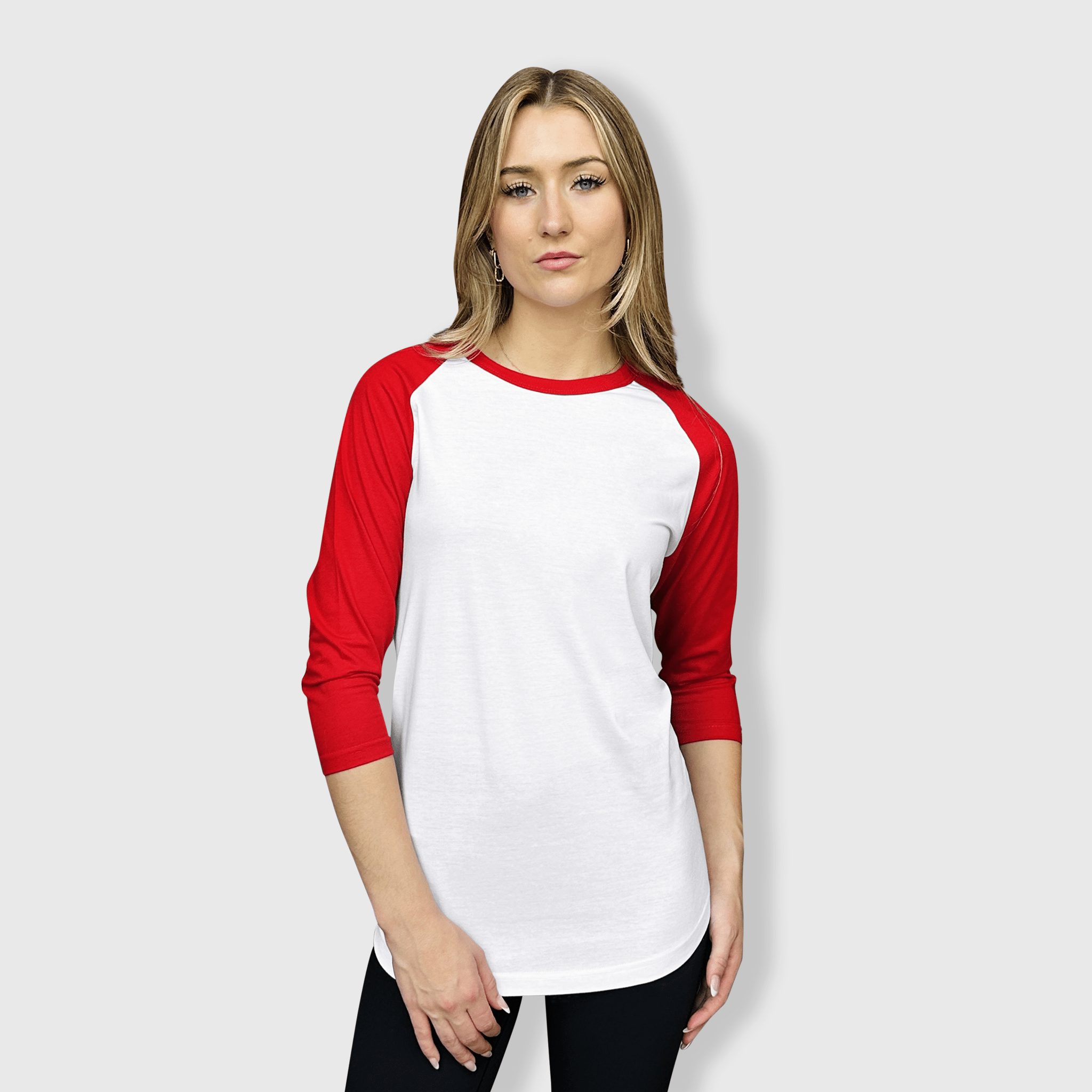 ILTEX Apparel - Vente T-shirt – femme - T-shirt de baseball adulte à manches raglan 3/4 - Plus de 35 couleurs16