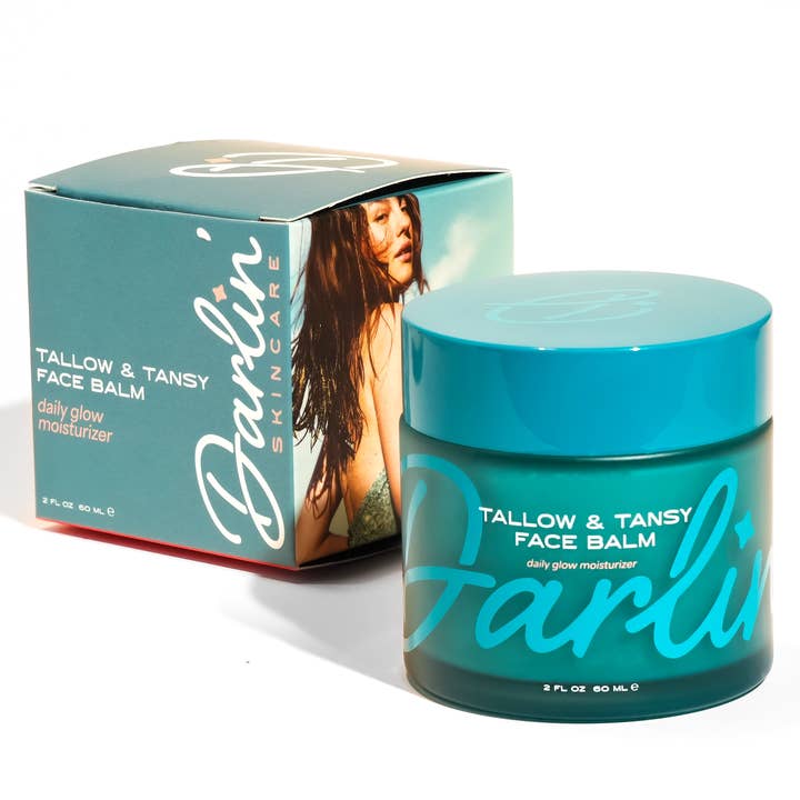 Darlin' Skincare - Wholesale Facial Moisturizer - Tallow Face Balm | Natural Blue Tansy Skincare Moisturizer