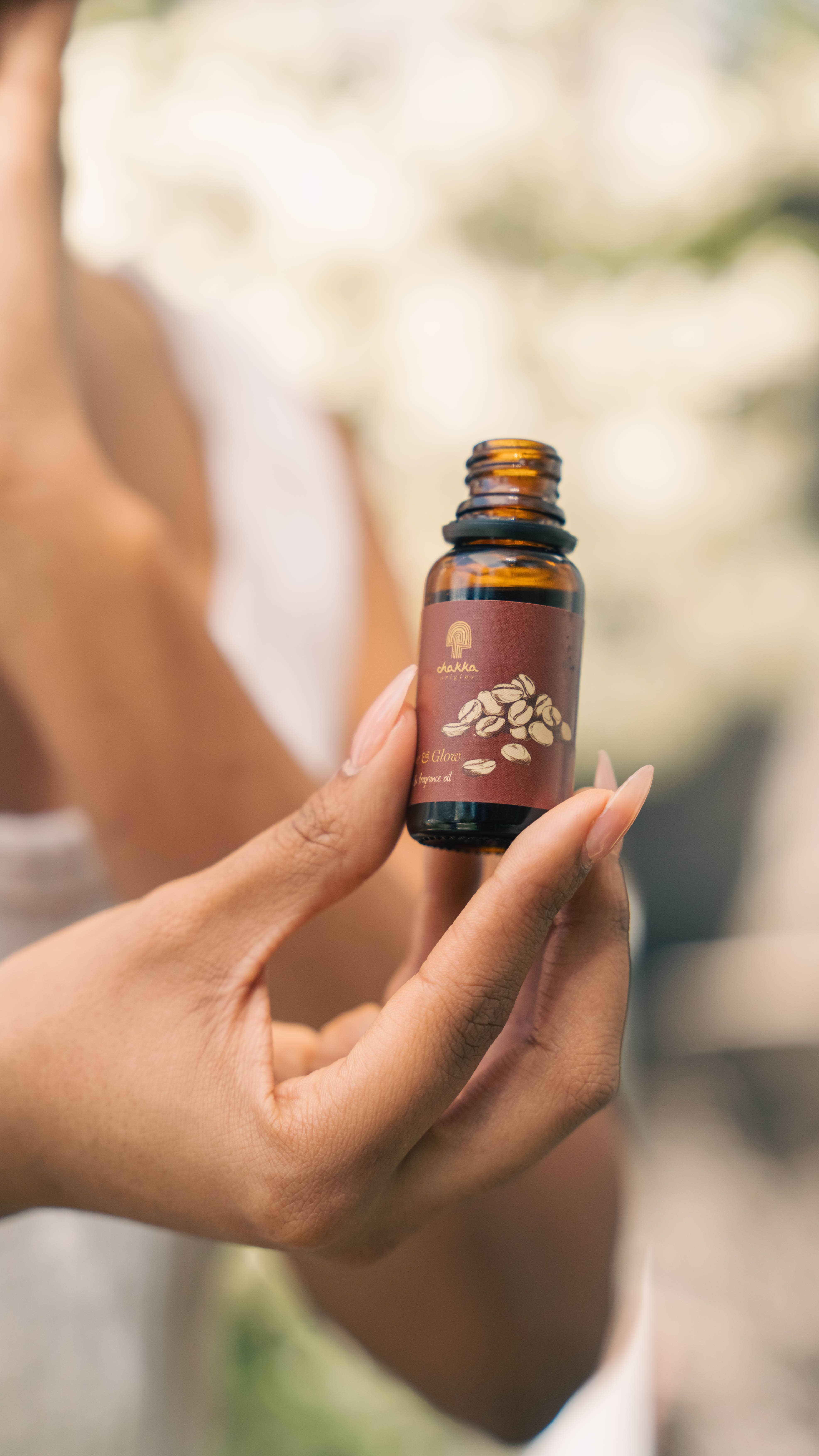 Chakka Origins - Wholesale Bath/Body Oil - RISE & GLOW | Coffee Oil4