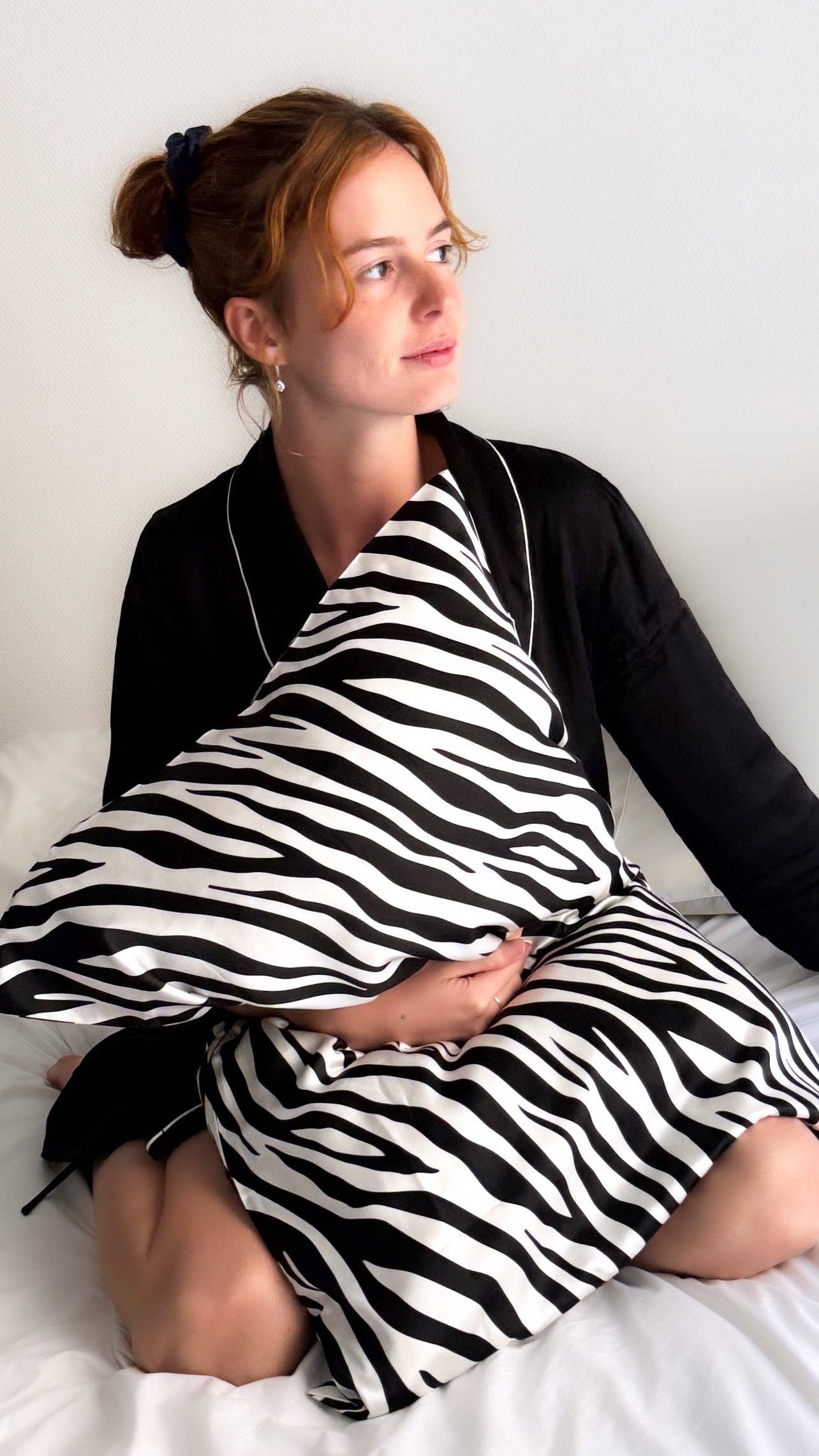 ISeelk - Wholesale Hoofdkussenhoes/met rits - Zebra. zijden kussensloop8