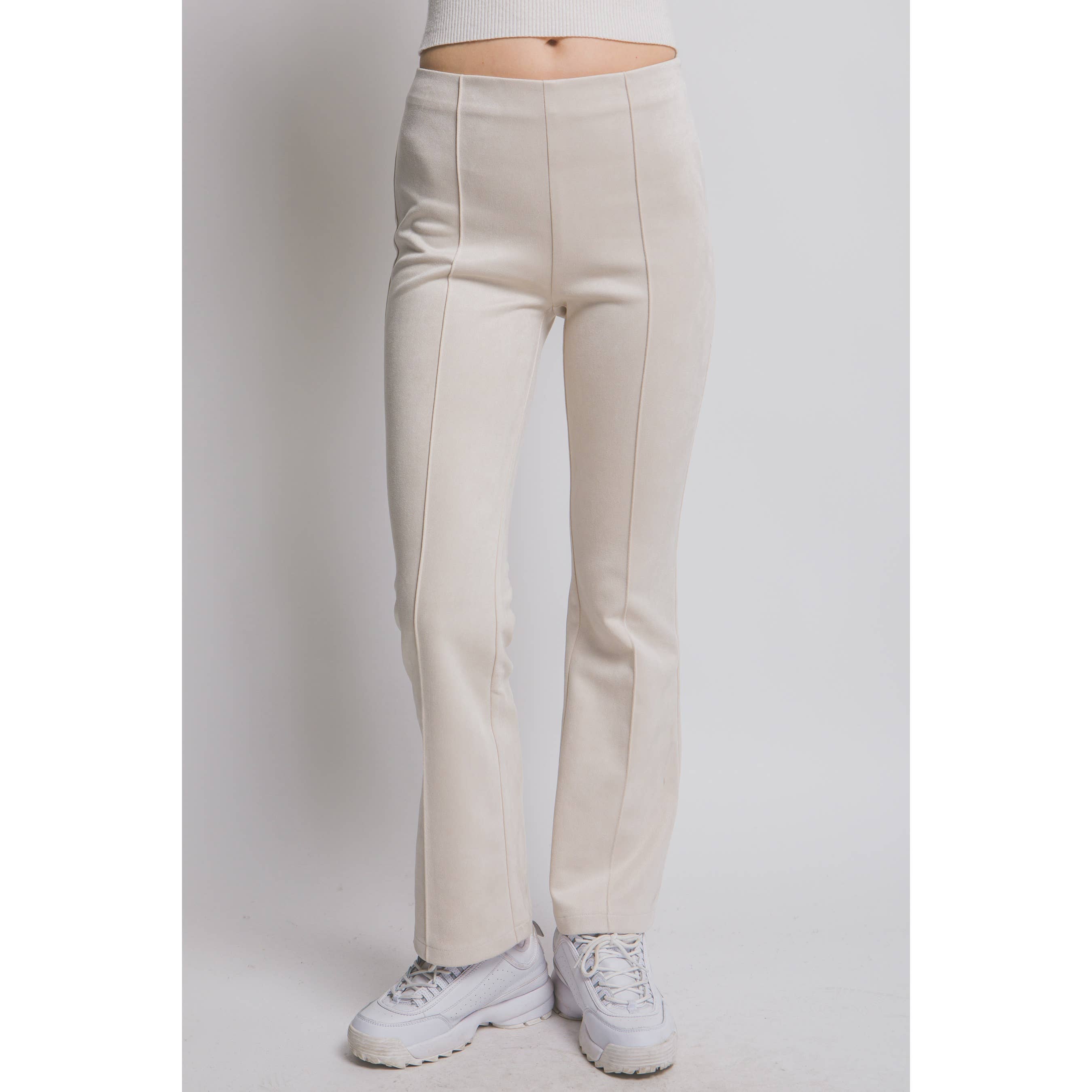 HiteJeans - Wholesale Pants - Women's - High Waisted Faux Suede Flare Pants9