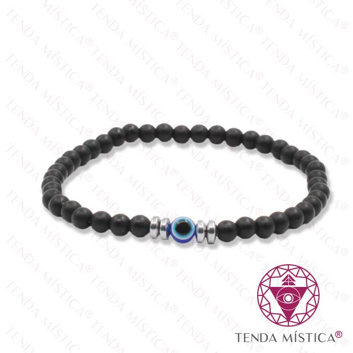 Tenda Mística - Wholesale Beaded Bracelet - Onyx and Turkish Eye Bracelet