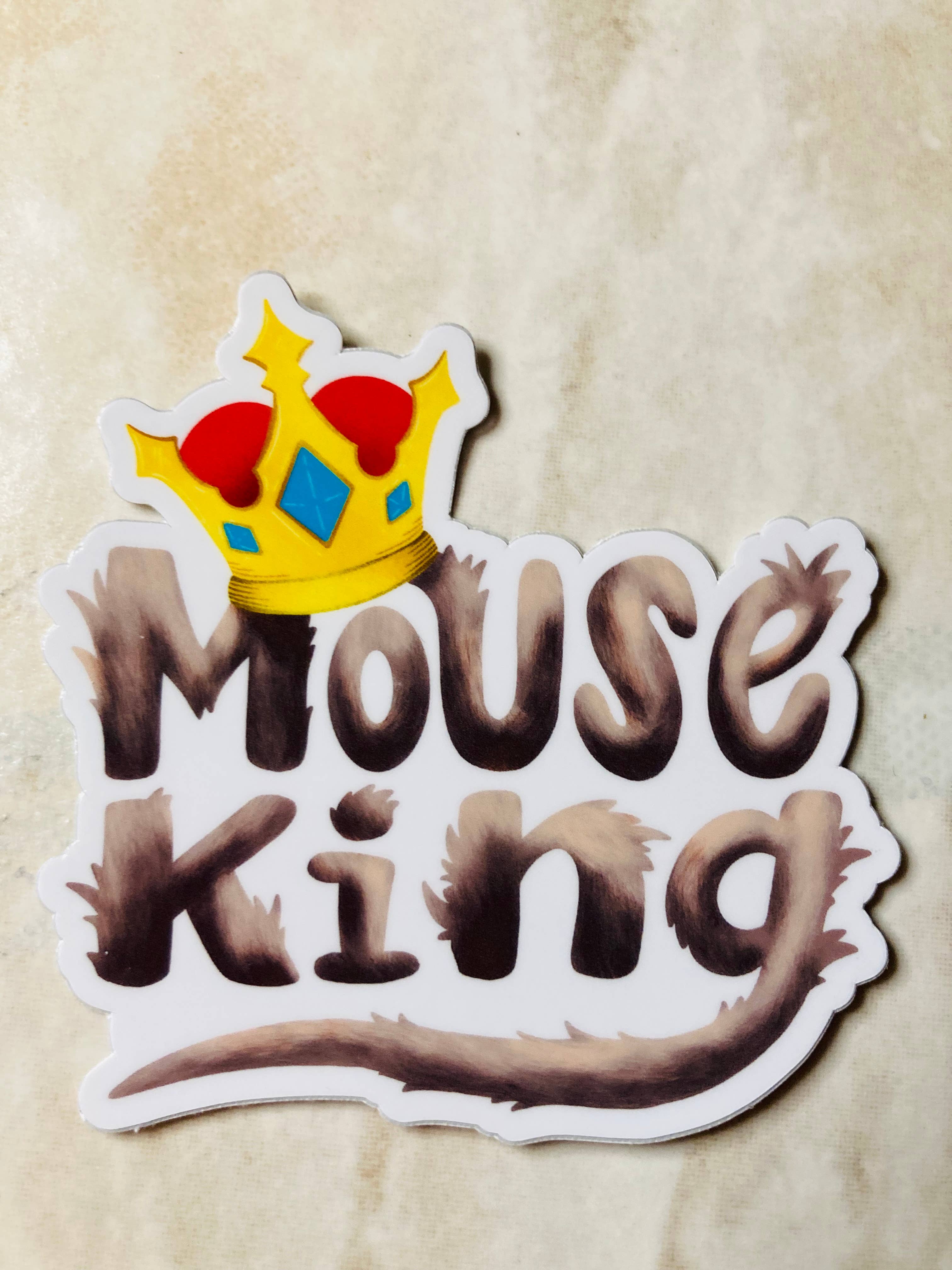 Denali & Co. - Venta al por mayor Pegatina - Pegatina del Rey Ratón del Cascanueces, 3" x 3"1