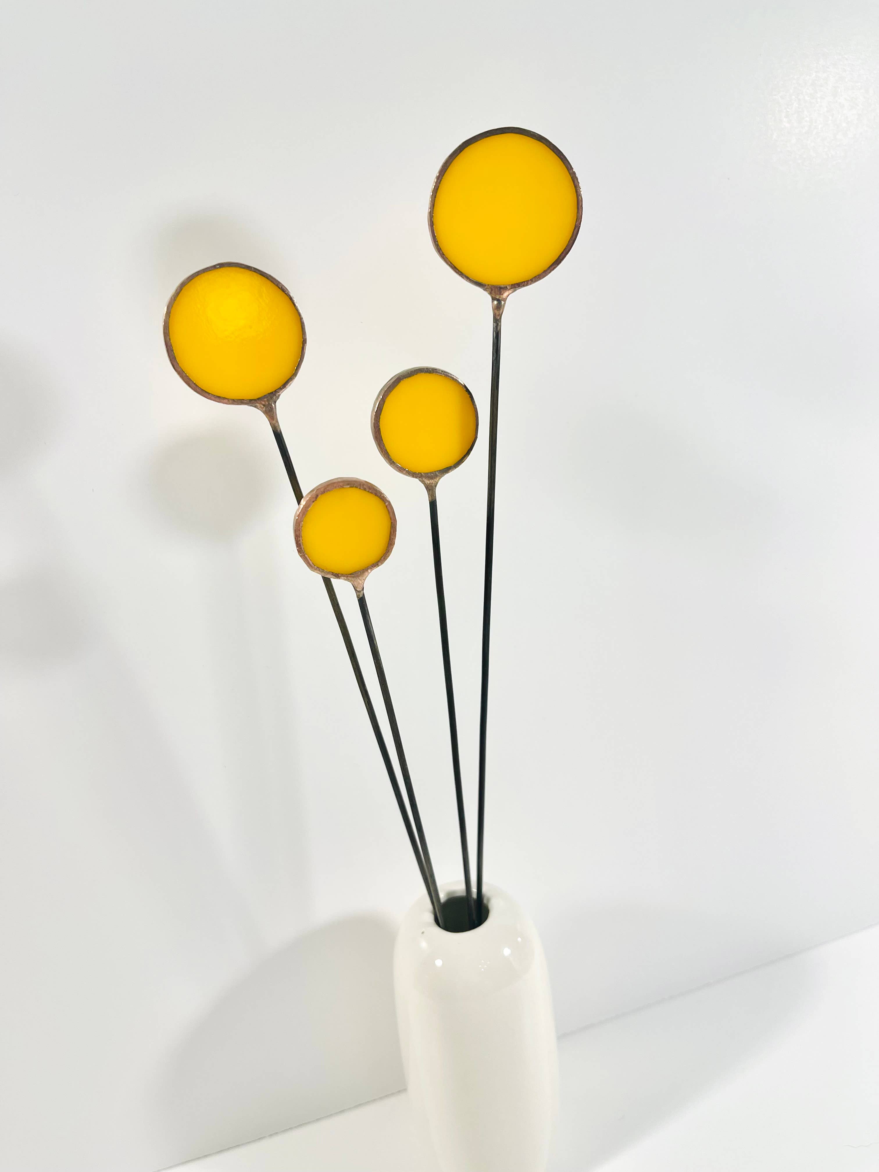 Samara Designs Studio - Wholesale Artificial Flowers - Glass Billy Button Set6