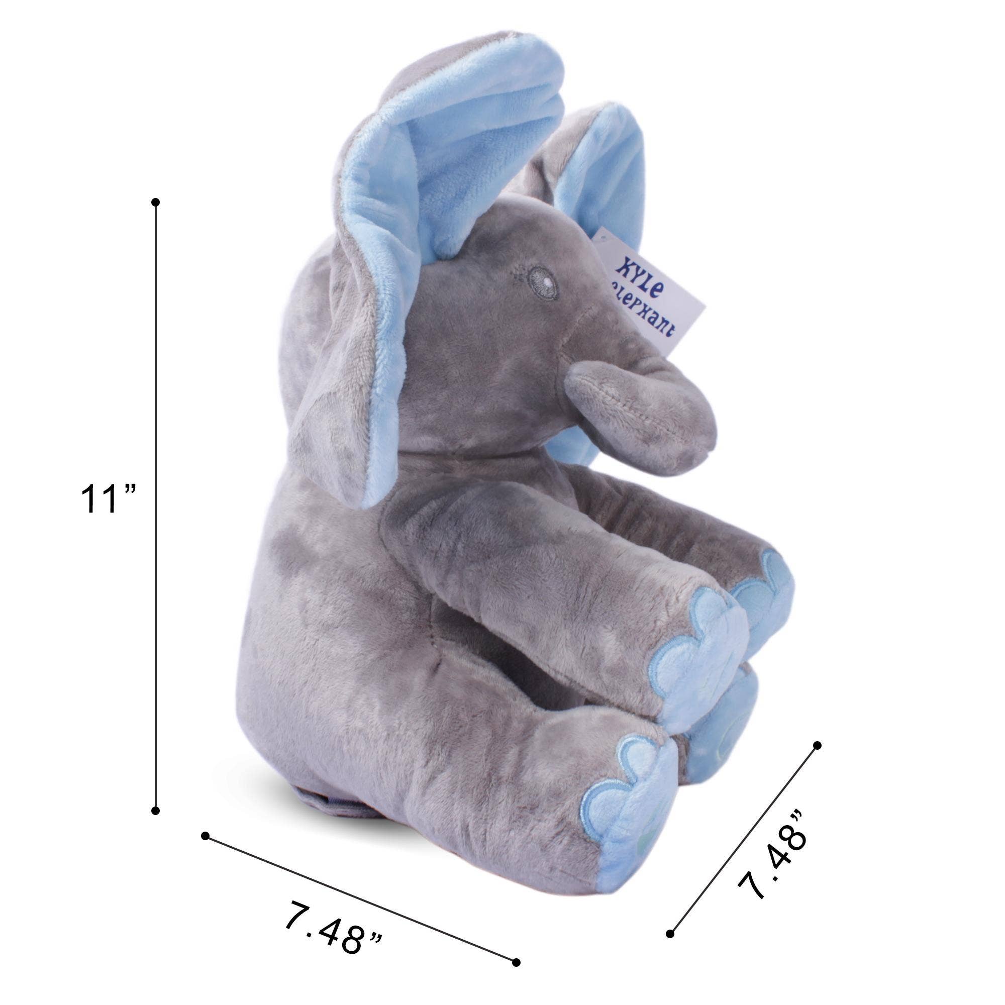 Dimple - Wholesale Stuffed/Plush Toy - Kids & Baby - Kyle Singing Elephant w Peek-a-Boo, Stuffed Animal Toy1