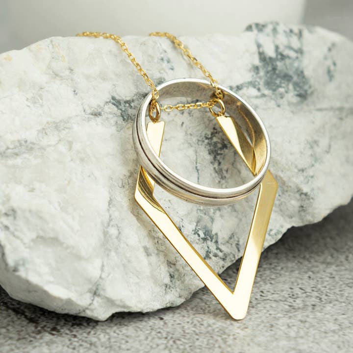 Collar con soporte para anillos para hombre para venta al por mayor de Gowa Design