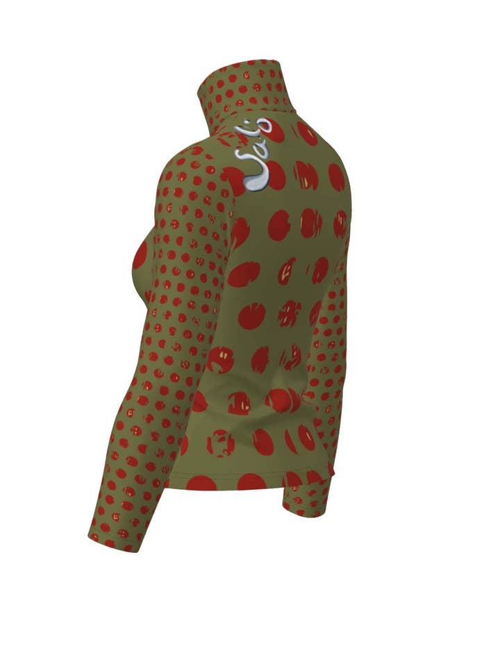 Bedstemor rullekrave | Olive Poka Dot for engroshandel hos SALO