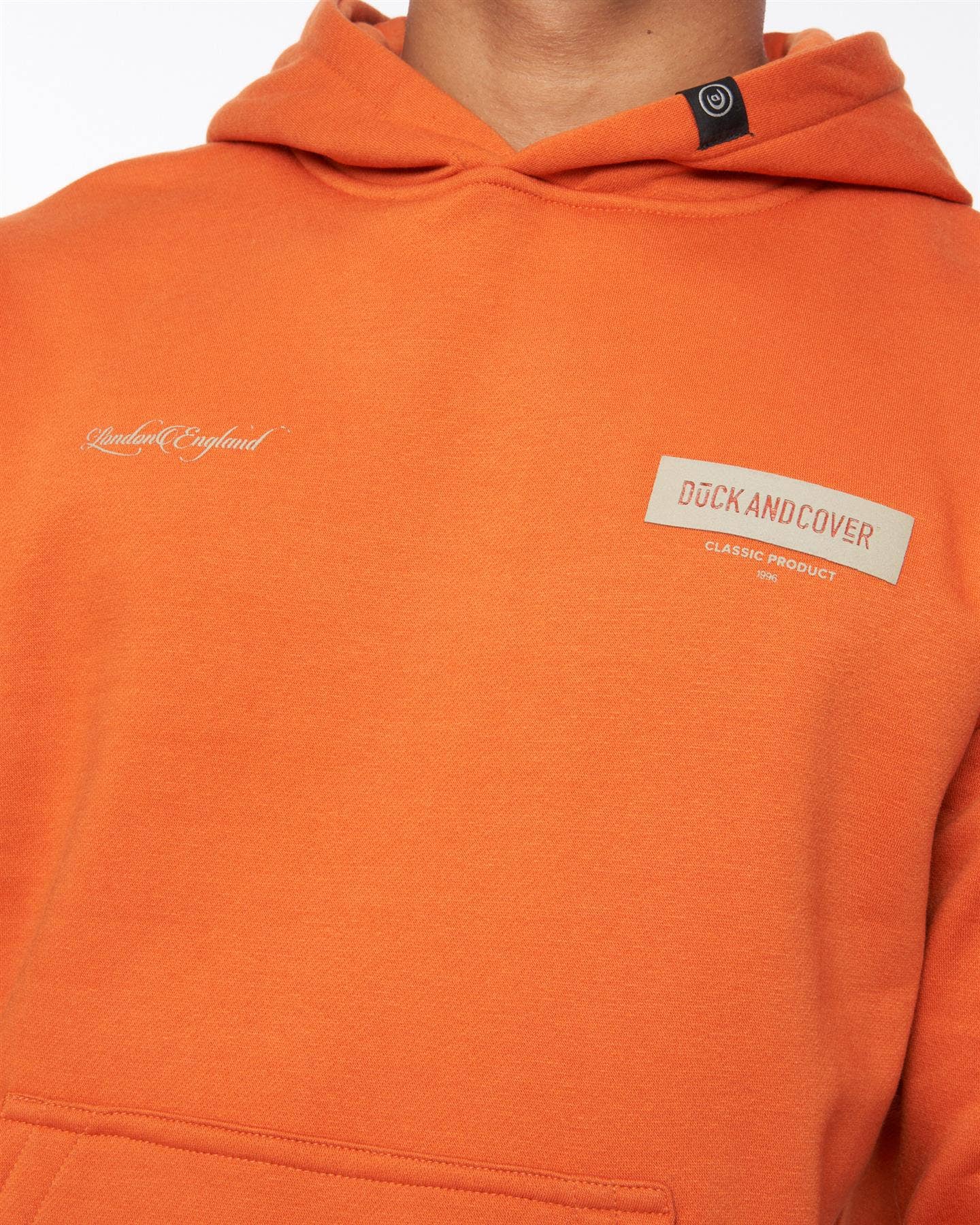 Duck and Cover – wholesale Hoodie – Men's – Marsak Hoodie Burnt Orange6