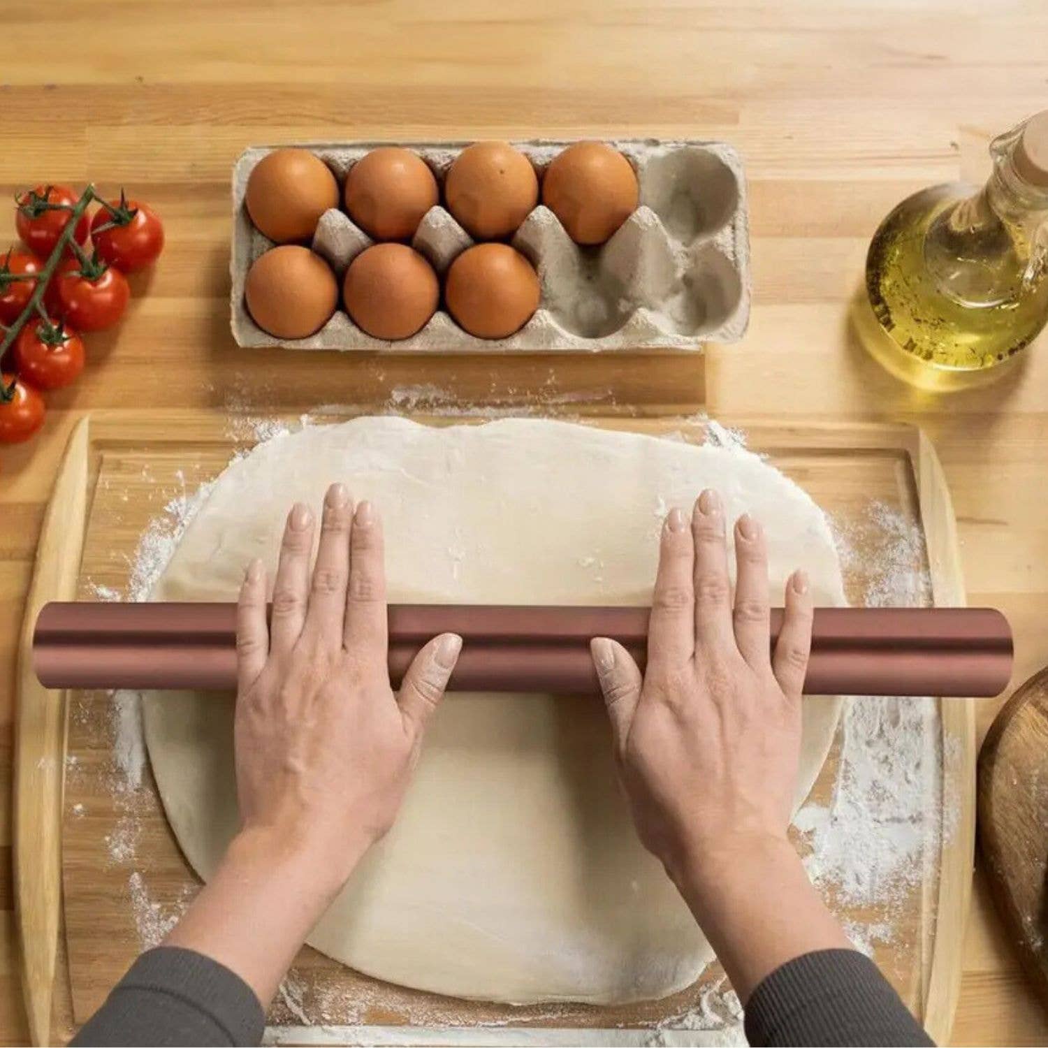 Zulay Kitchen - Wholesale Rolling Pin - Professional French Rolling Pin0