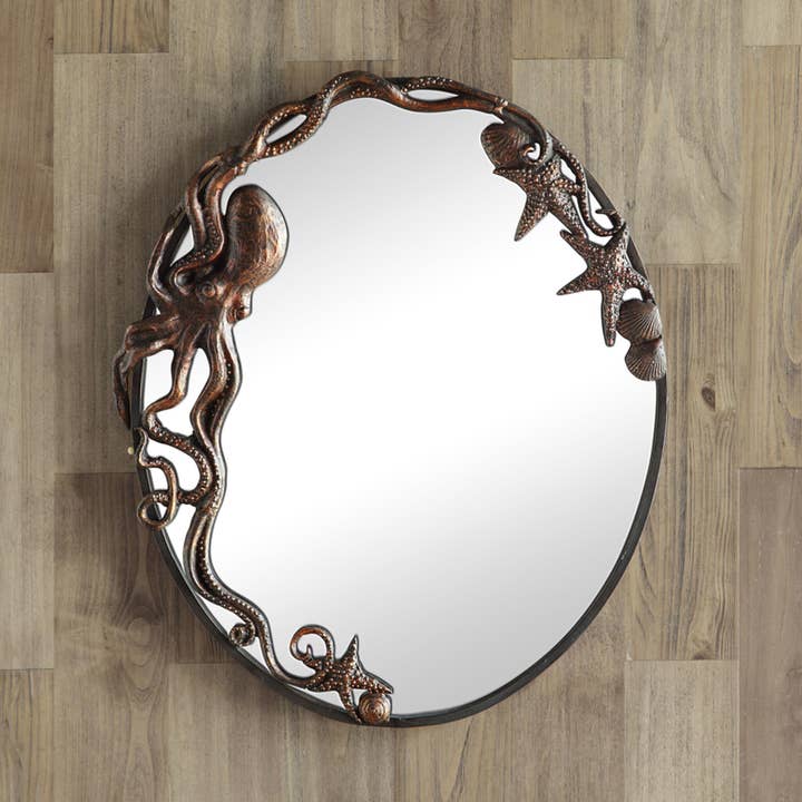 Miroir mural ovale Octopus pour la vente par SPI Home