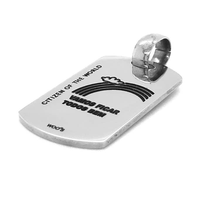 Militäranhänger Bürger der Welt Stahl für den Großhandel von Woo's pure feelings