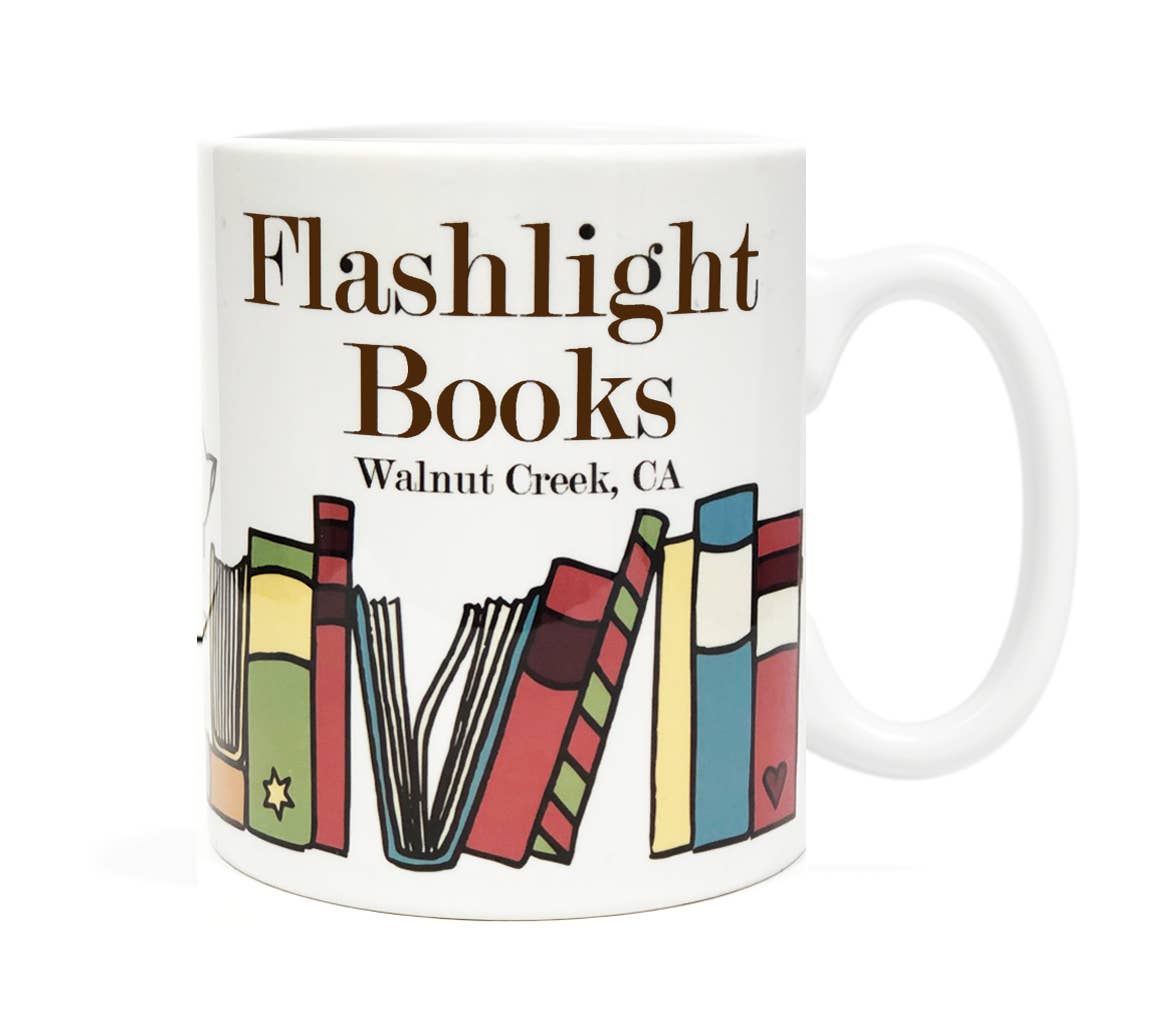 Fly Paper Products - Wholesale Coffee Mug - Book Shelf, Cats & Coffee- Custom Coffee or Tea Mug