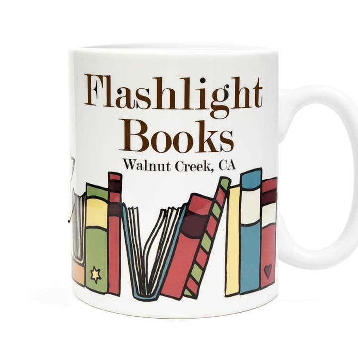 Fly Paper Products - Wholesale Coffee Mug - Book Shelf, Cats & Coffee- Custom Coffee or Tea Mug0
