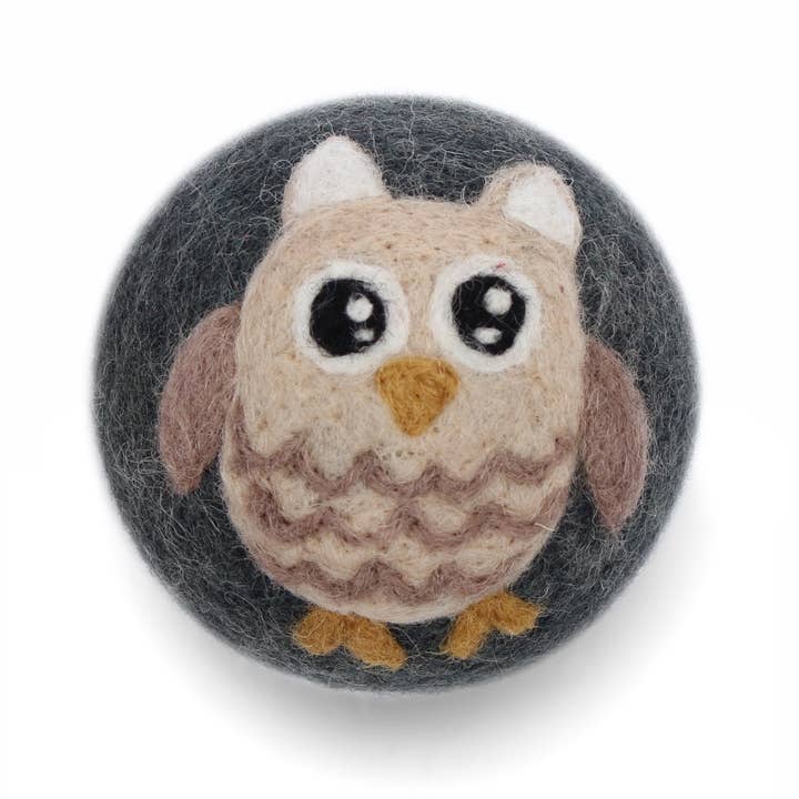 Ethical Global - Wholesale Dryer Balls - Owls: Eco Wool Dryer Balls Fair Trade 7