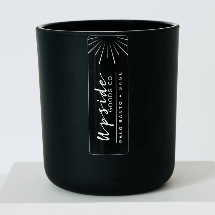 Bougie Palo Santo + Sauge | Bougie à mèche en bois de coco et soja pour la vente par Upside Goods Co