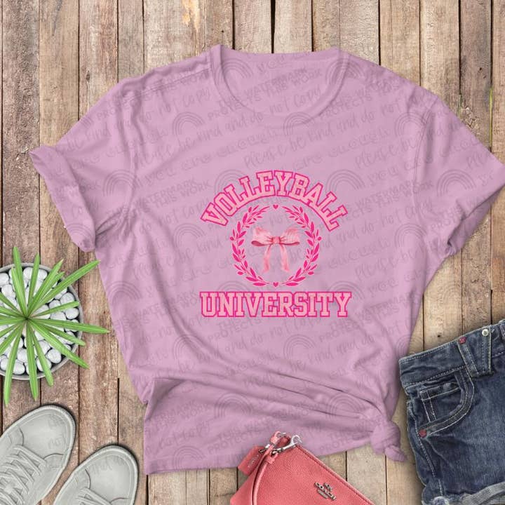 Volleyball Univ or Mama Coquette Tee oder Crew für den Großhandel von Hello Sunshine Boutique
