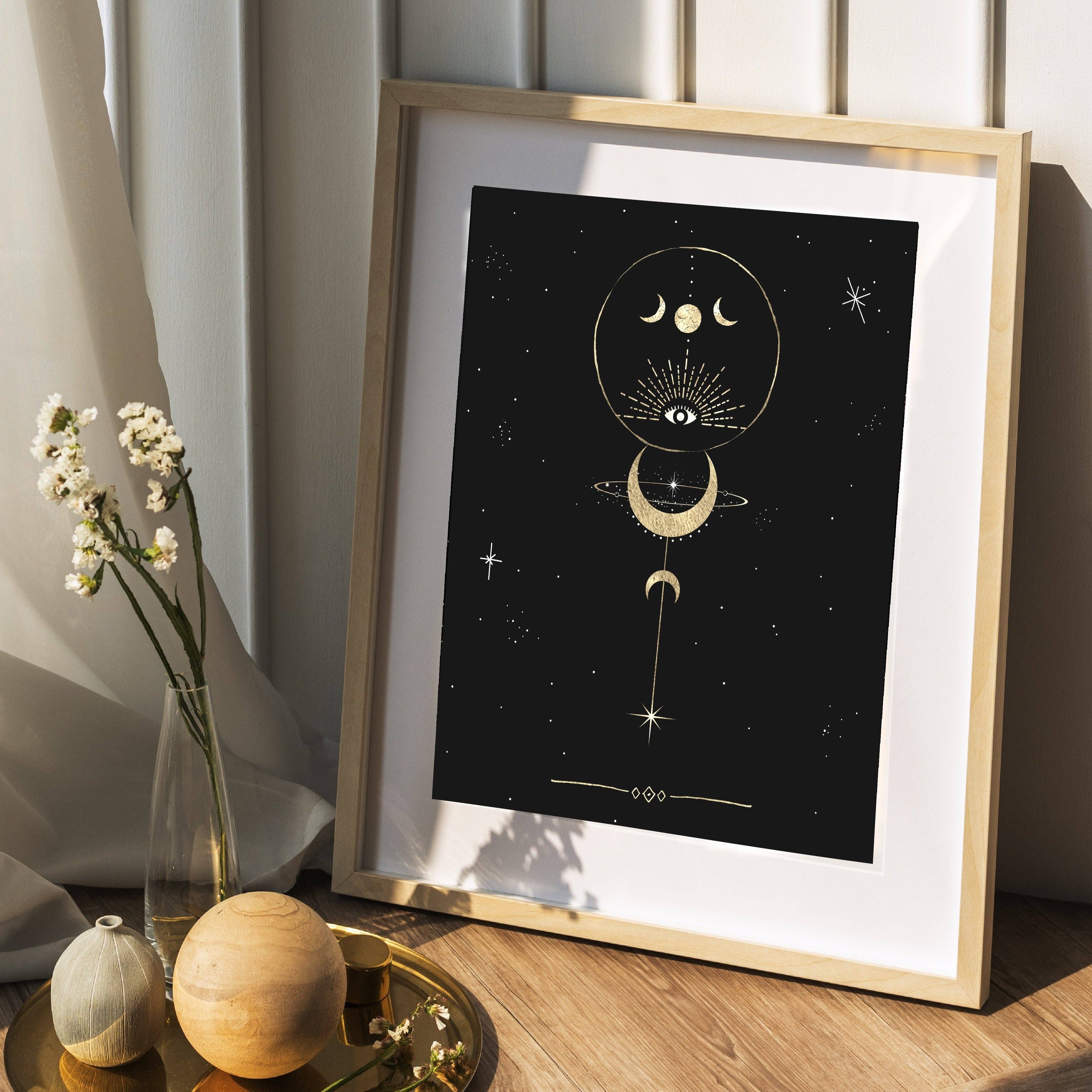 Terra Soleil – wholesale Art print – Lunar Eclipse Art Print0