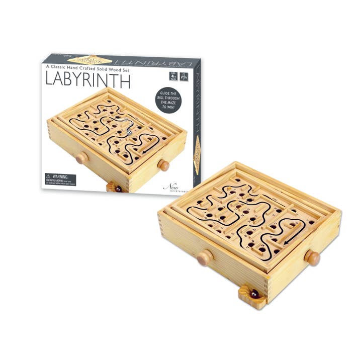 Wooden Labyrinth for wholesale by Intex Entertainment Inc.
