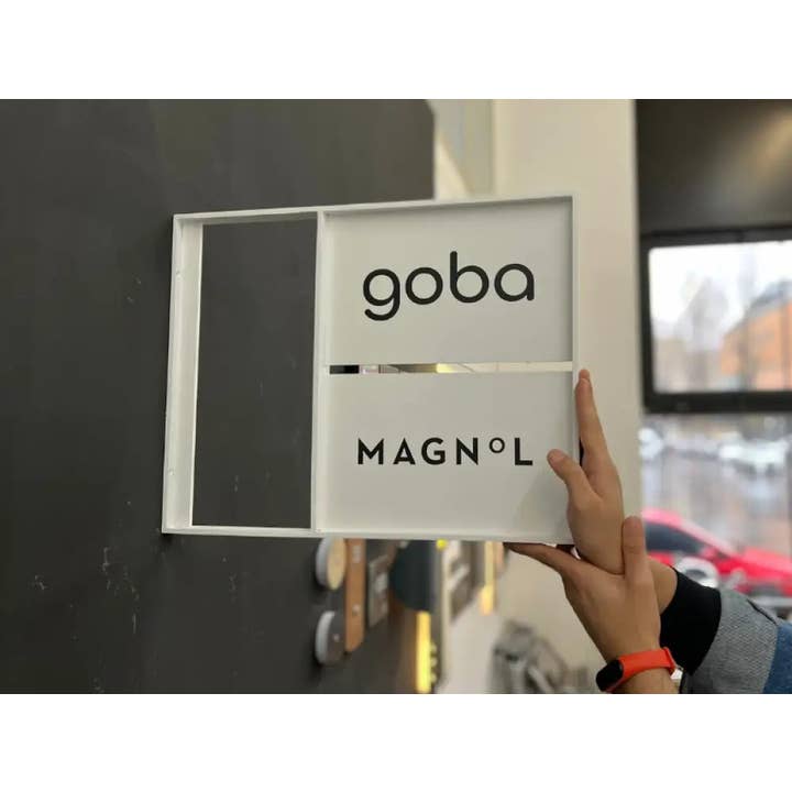 OtimSan – Sinal por atacado – Placa Blade de Dois Painéis com Dupla Face1