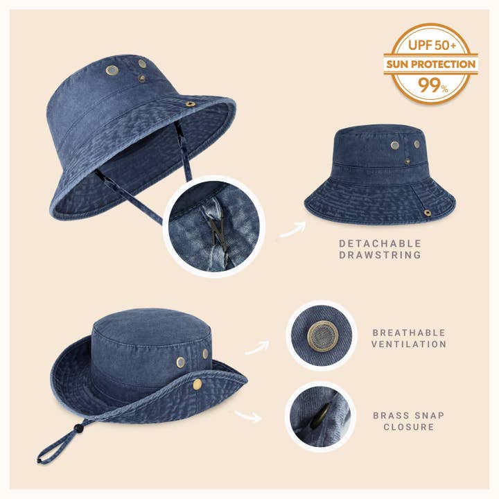 ChoKoLids - Wholesale Bucket Hat - Men's - CHOK.LIDS Wide Brim Bucket Hat15