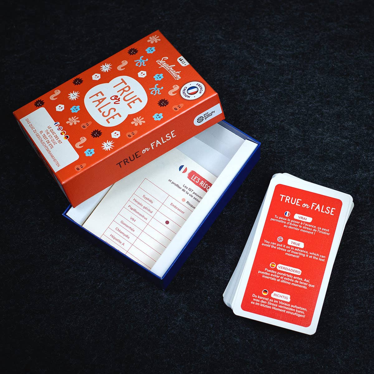 Topla - Wholesale Card Game - True or False - The game about STIs2