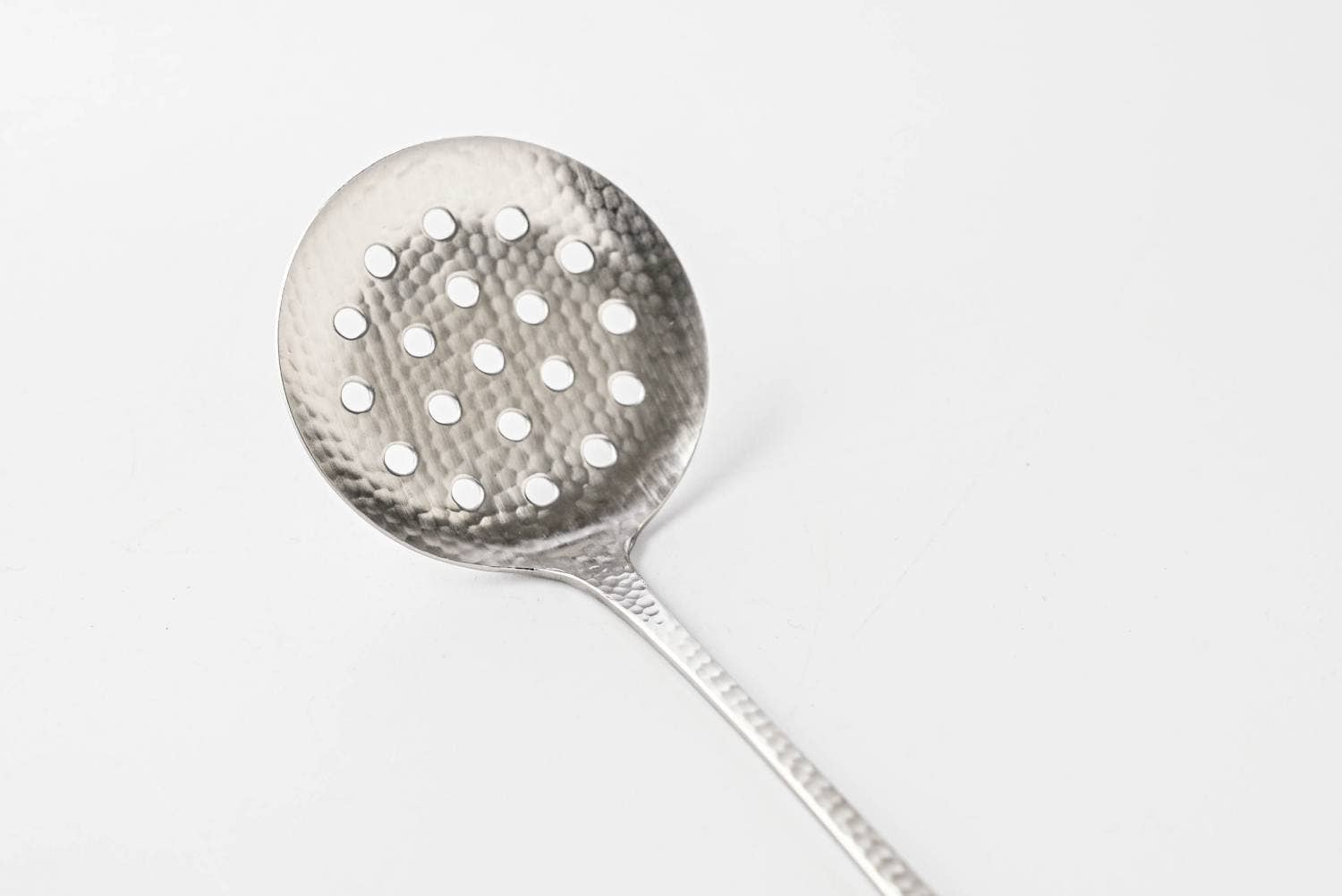 Yamani - Wholesale Serving Utensil - Japanese hammer eyes pattern cutlery yudofu spoon L3