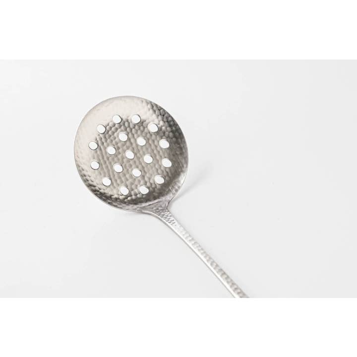 Yamani - Wholesale Serving Utensil - Japanese hammer eyes pattern cutlery yudofu spoon L3