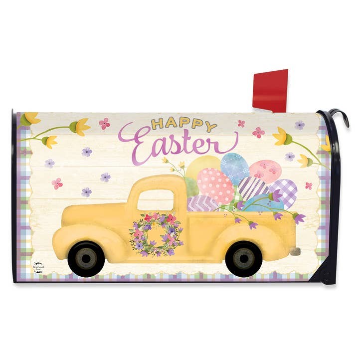Happy Easter Pickup Mailbox Cover for wholesale by Briarwood Lane