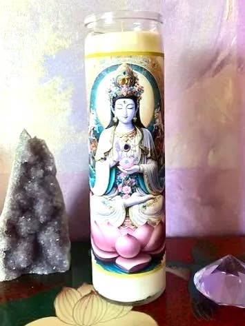 Goddess of Mercy 7 Day Devotional Candle for wholesale by Tatiana