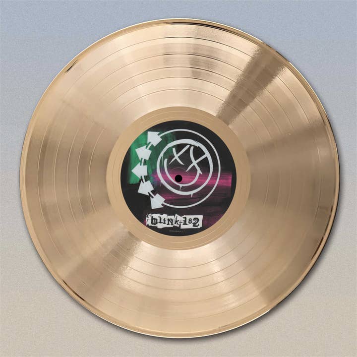 Décoration murale Blink 182 LP Record pour la vente par Gold Record Outlet
