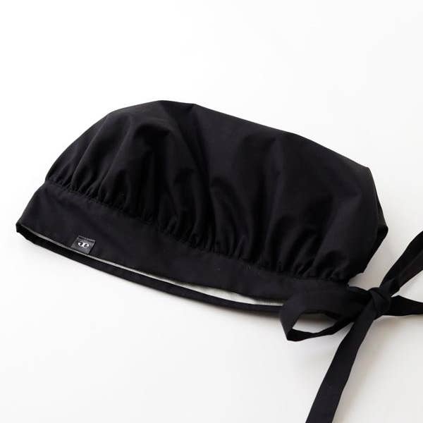 Women's Satin-Lined Scrub Cap - Black for wholesale on Faire1