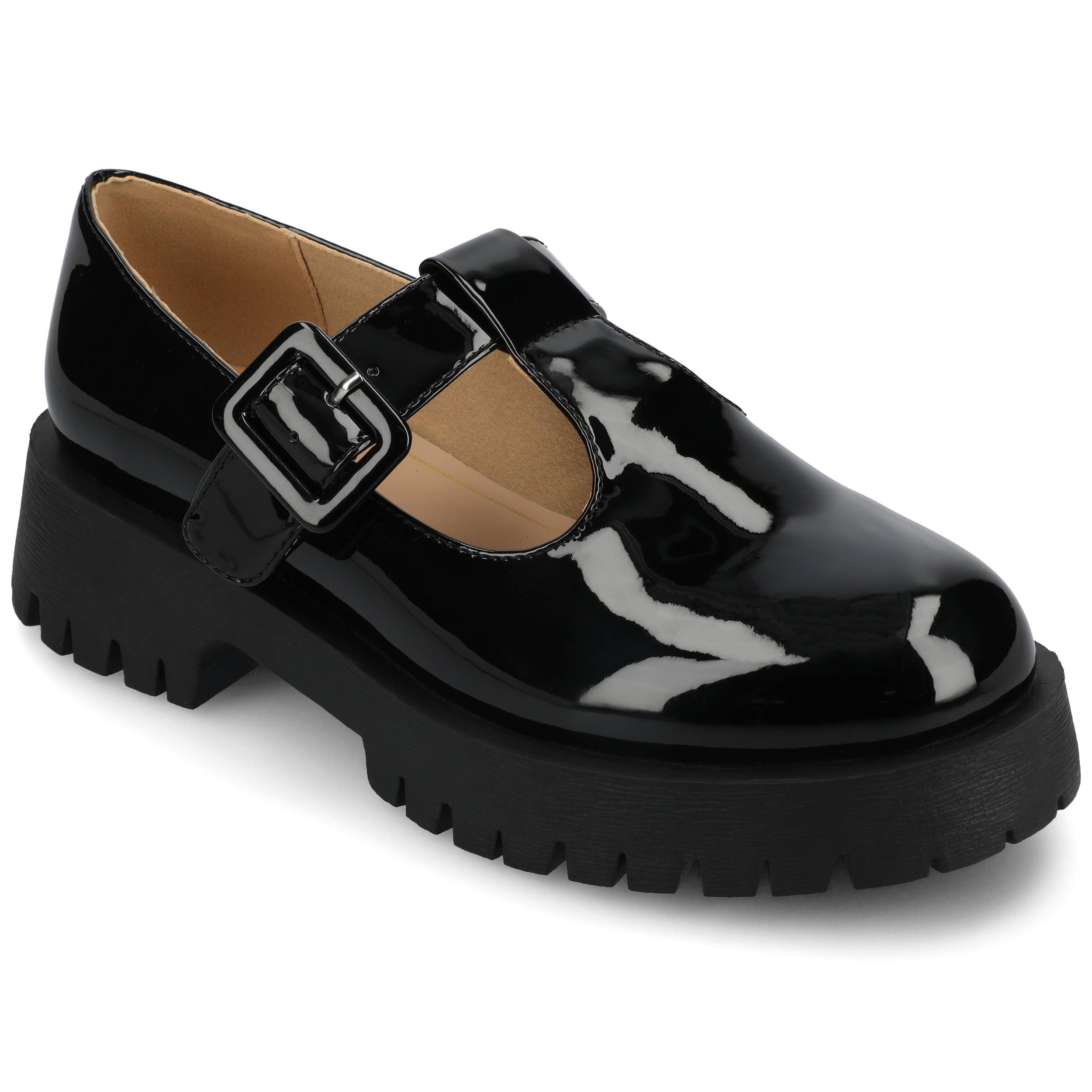 Journee - Wholesale Flats - Women's - Suvi Mary Jane Flats In Faux Leather13