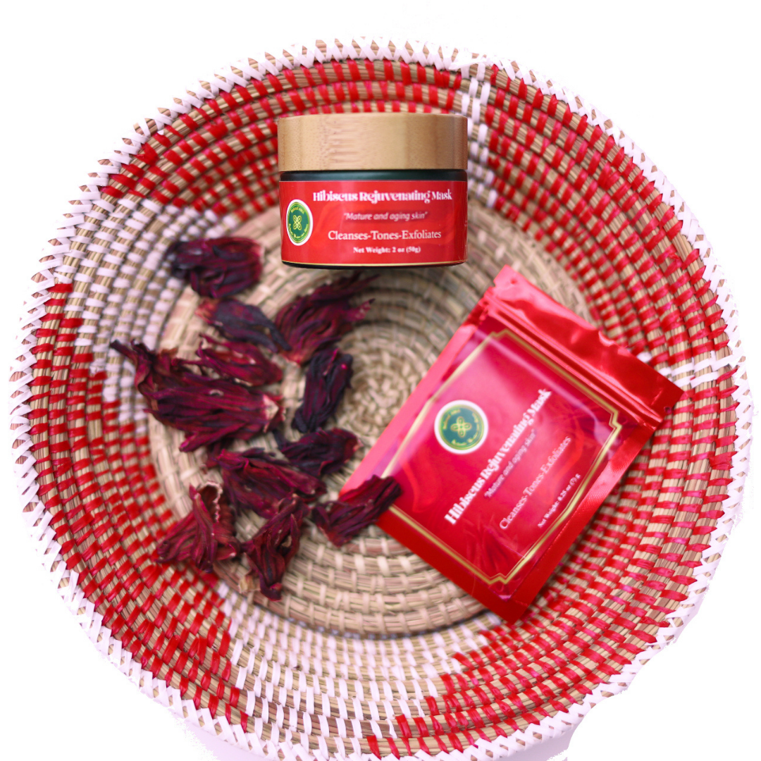 Natural AWA (Authentic Wonders from Africa) - Wholesale Skincare Face Mask - HIBISCUS REJUVENATING MASK1