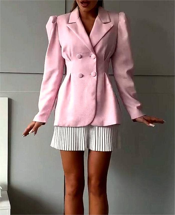Rosa Clothing - Wholesale Blazer - Women's - Office formal suit long-sleeved blazer with linning4
