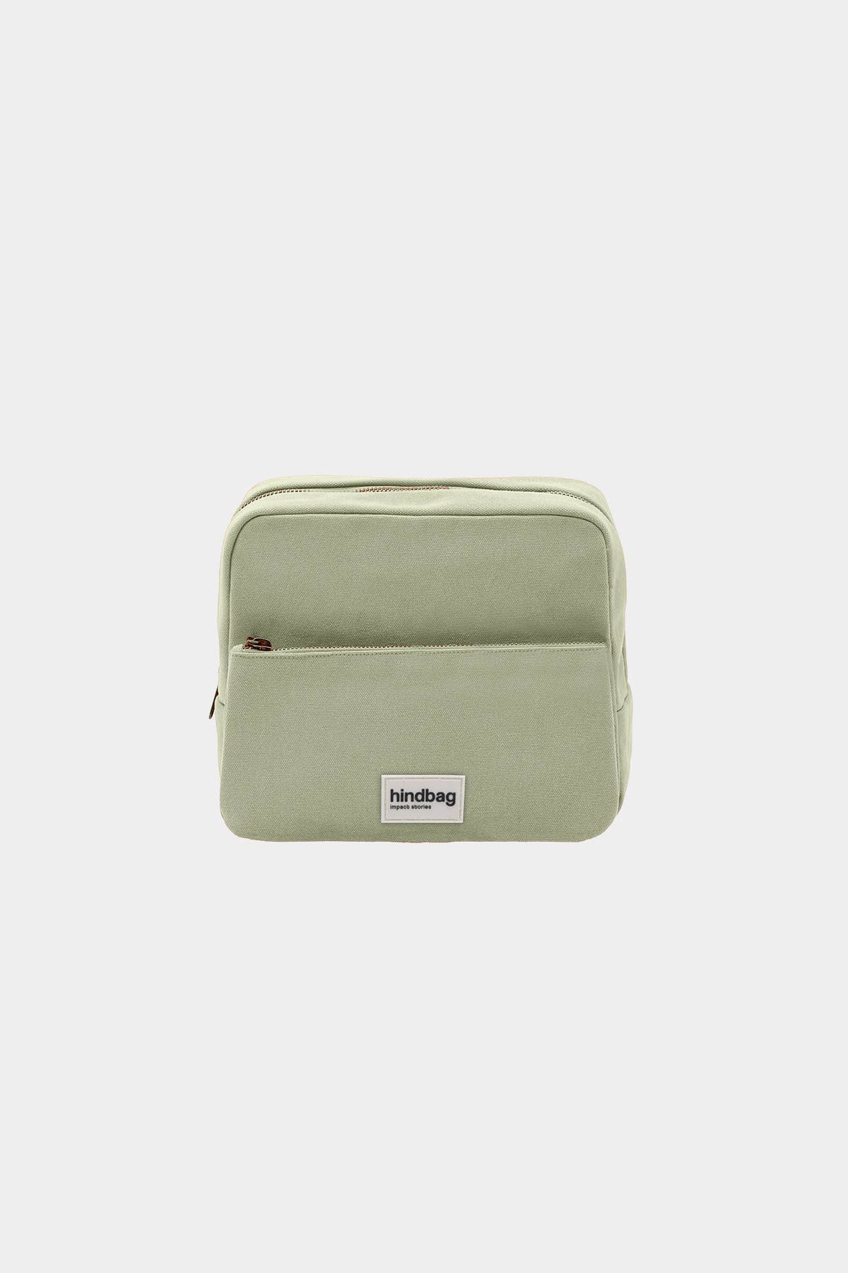 Hindbag - Wholesale Makeup/Cosmetic Bag - Alix XL Toiletry Bag Clay Green
