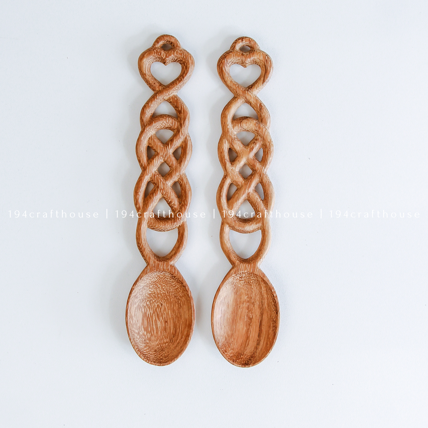 194 Craft House – wholesale Kitchen spoon – Welsh Love Spoon - Wooden Heart Spoon - Home Decor and Gifts5