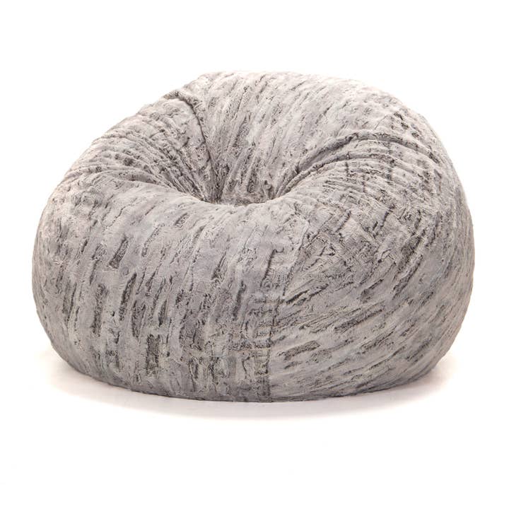 Jaxx Saxx 4 Ft Plush Round Bean Bag - Premium Luxe Faux Fur for wholesale by LuvU