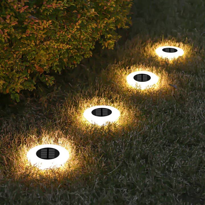 BRECK + FOX - Vente Lampe d'extérieur/de jardin - Lampes solaires d'extérieur pour allée, lot de 42