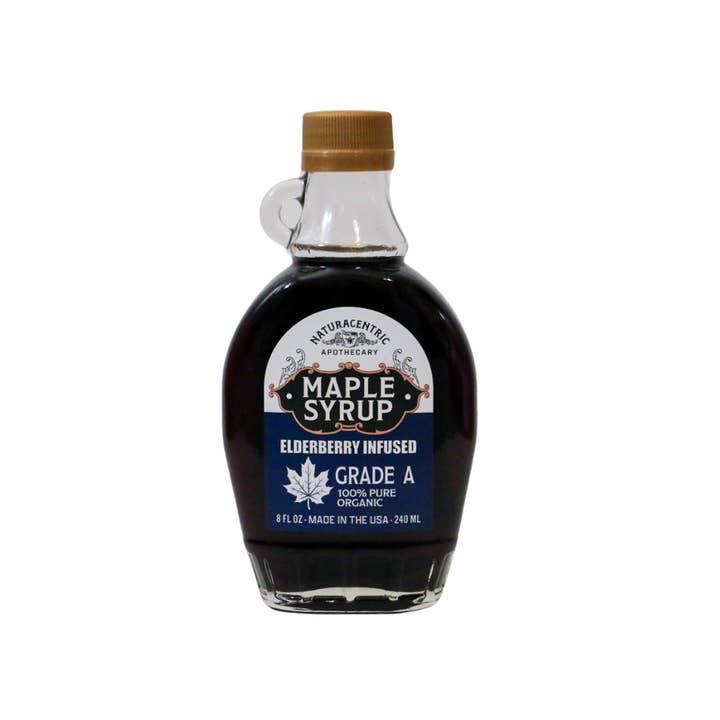 Naturacentric - Wholesale Maple Syrup - Elderberry Infused Maple Syrup Organic