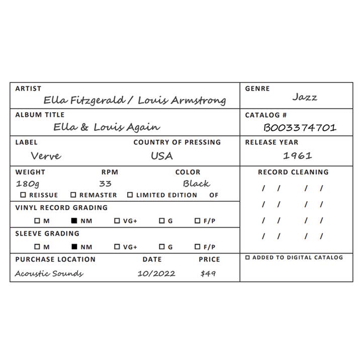 Vinyl Provisions - Wholesale Stationery/Notecard Set - The Record Collector's Album Note Cards3