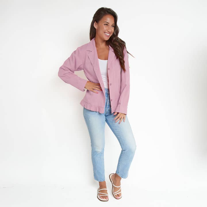 Howard's - Wholesale Jacket - Women's - Billie Lightweight Button Up Cotton Twill Jacket14