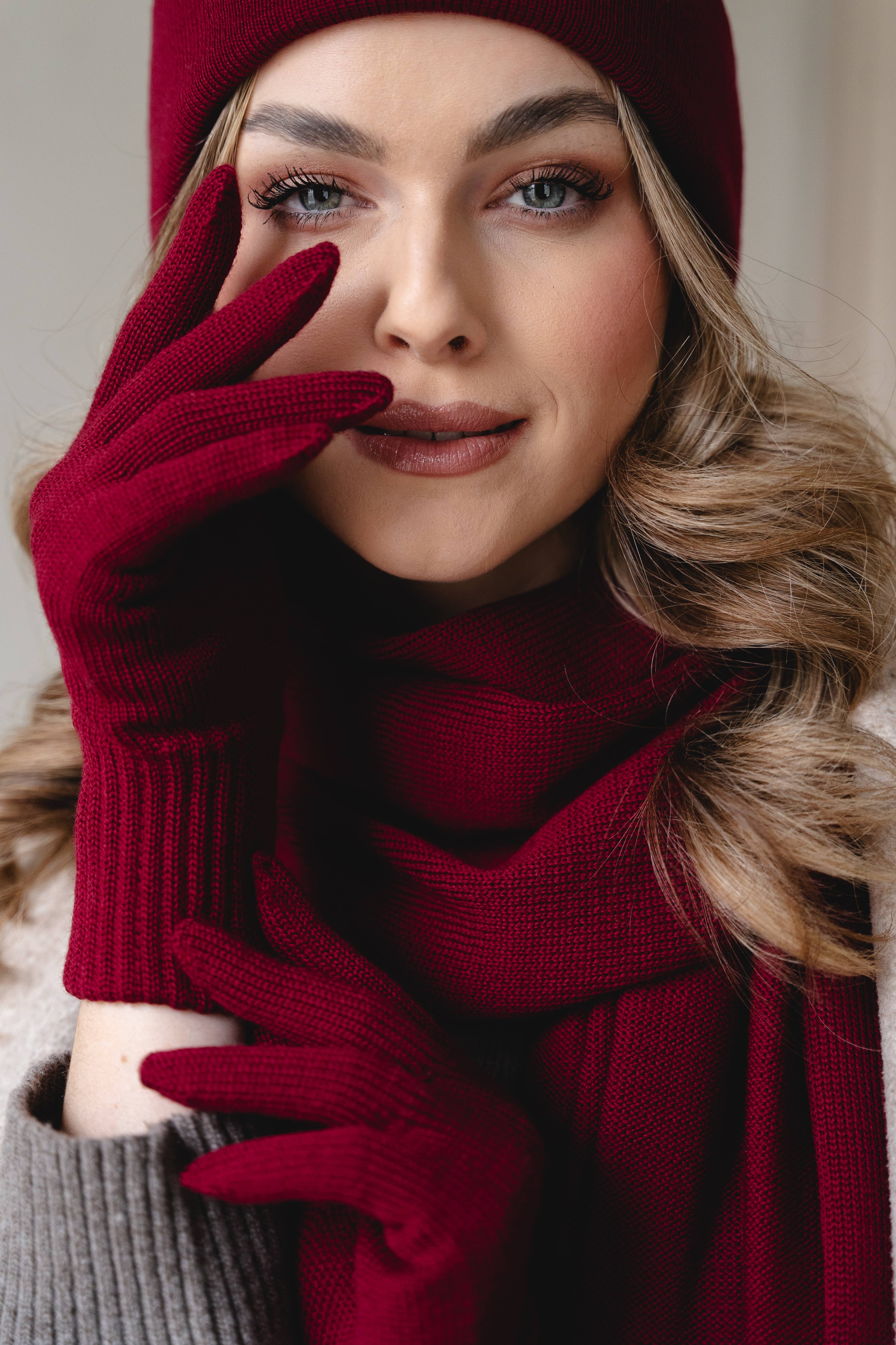 Ander - Vente Bonnet – femme - Bonnet classique NAOMI 100 % laine mérinos TOP SELLER21