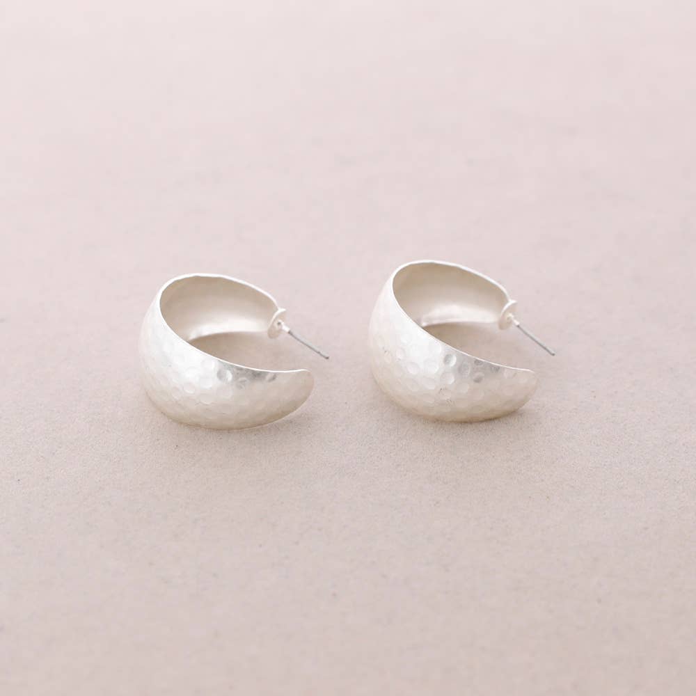 Sonata - Vendita all'ingrosso Orecchini a cerchio - Orecchini a cerchio in metallo Chubby1