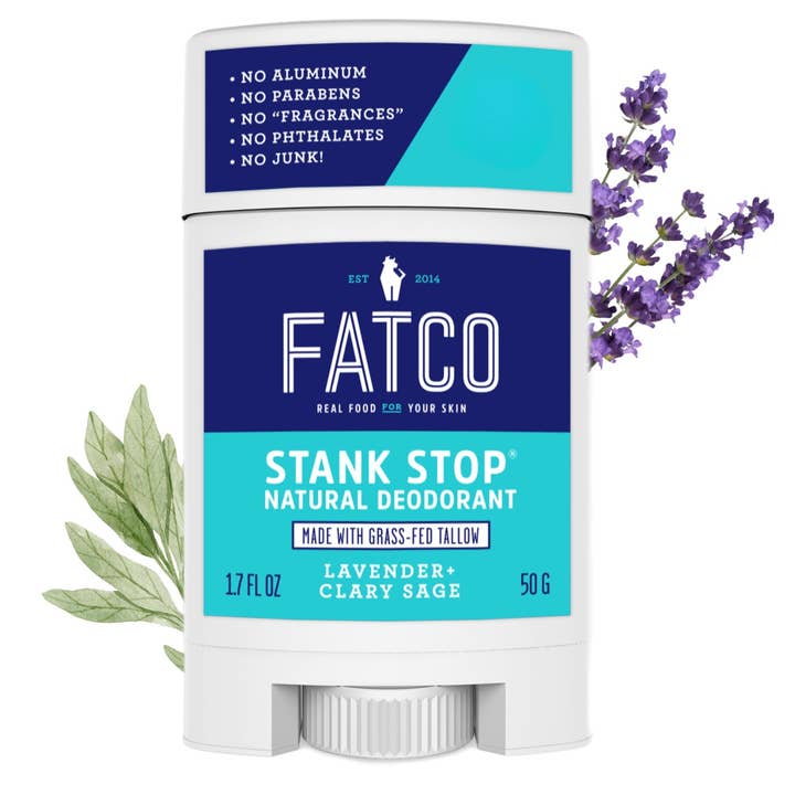 FATCO - Wholesale Deodorant - Unisex - Stank Stop, Stick, Lavender+Sage - 1.7 oz