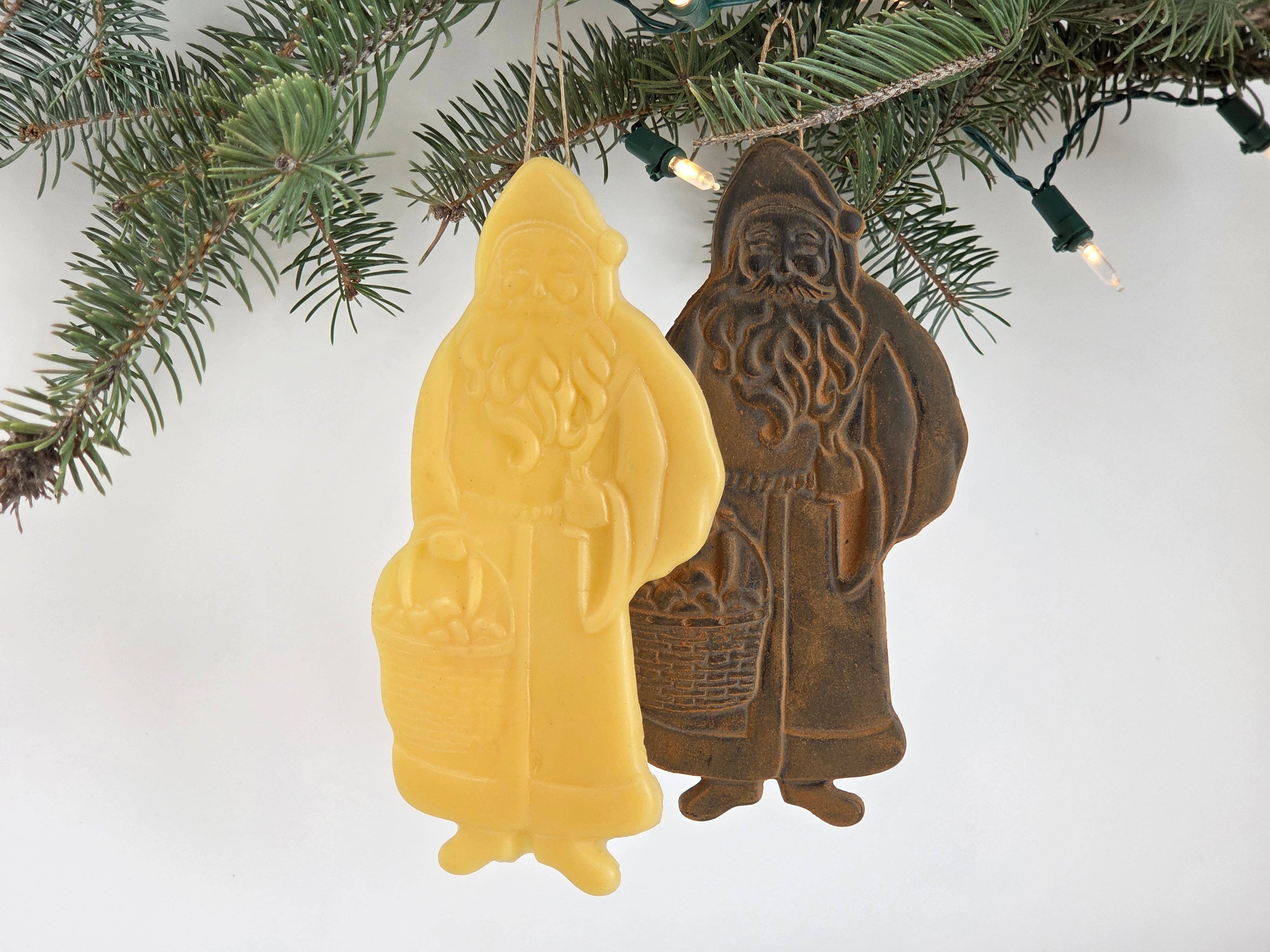 Farm and Hive - Wholesale Ornament - Father Christmas | Beeswax Ornament