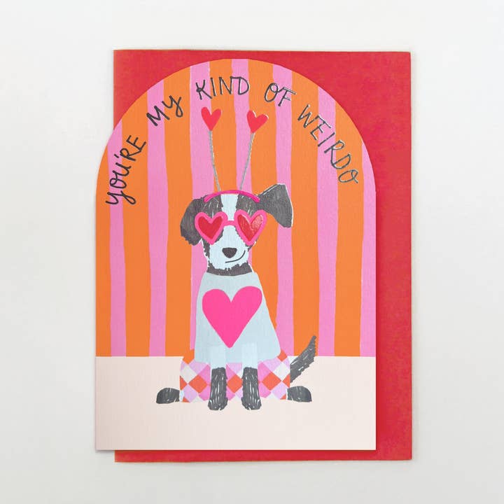 Stop the Clock Design – wholesale Valentine's Day card – BA08 - You're My Kind Of Weirdo0