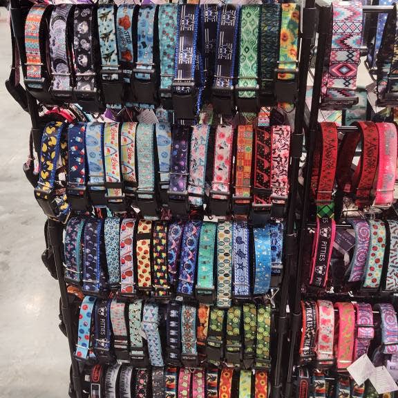 Doot's Pet - Collars For A Cause - Wholesale Pet Collar - Dog - SALE STOCK! Mixed Nylon Dog Collars 15 pc Bulk