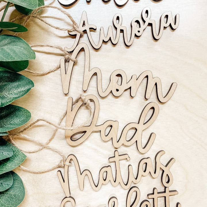 Christmas Tags , Boho personalized Christmas Tags , stocking Christmas tags for wholesale by Dolce Crafts LLC