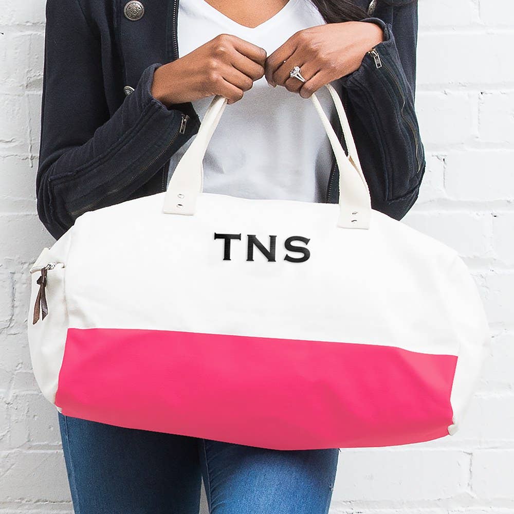 Weddingstar Inc. - Wholesale Tote Bag - Women's - Large Cotton Canvas Fabric Tote Bag - Hot Pink2